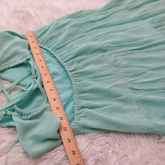 Hyfve Adjustable Straps 3-Tiered Skirt Summer Dress M - Picture 3 of 6